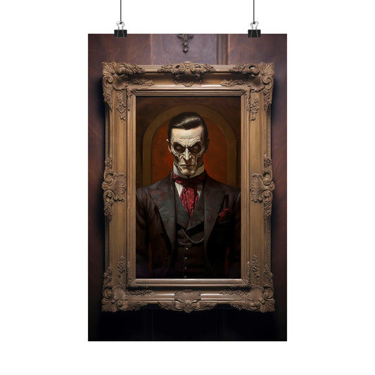 Evil Victorian Lord Painting | Matte Vertical Posters