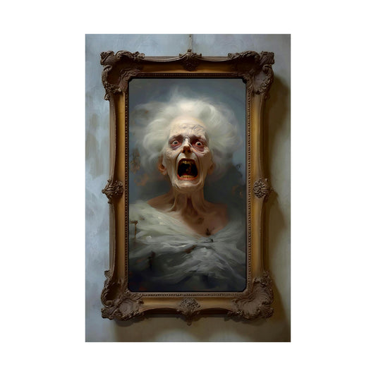 Scary old woman | Matte Vertical Posters | 0B1
